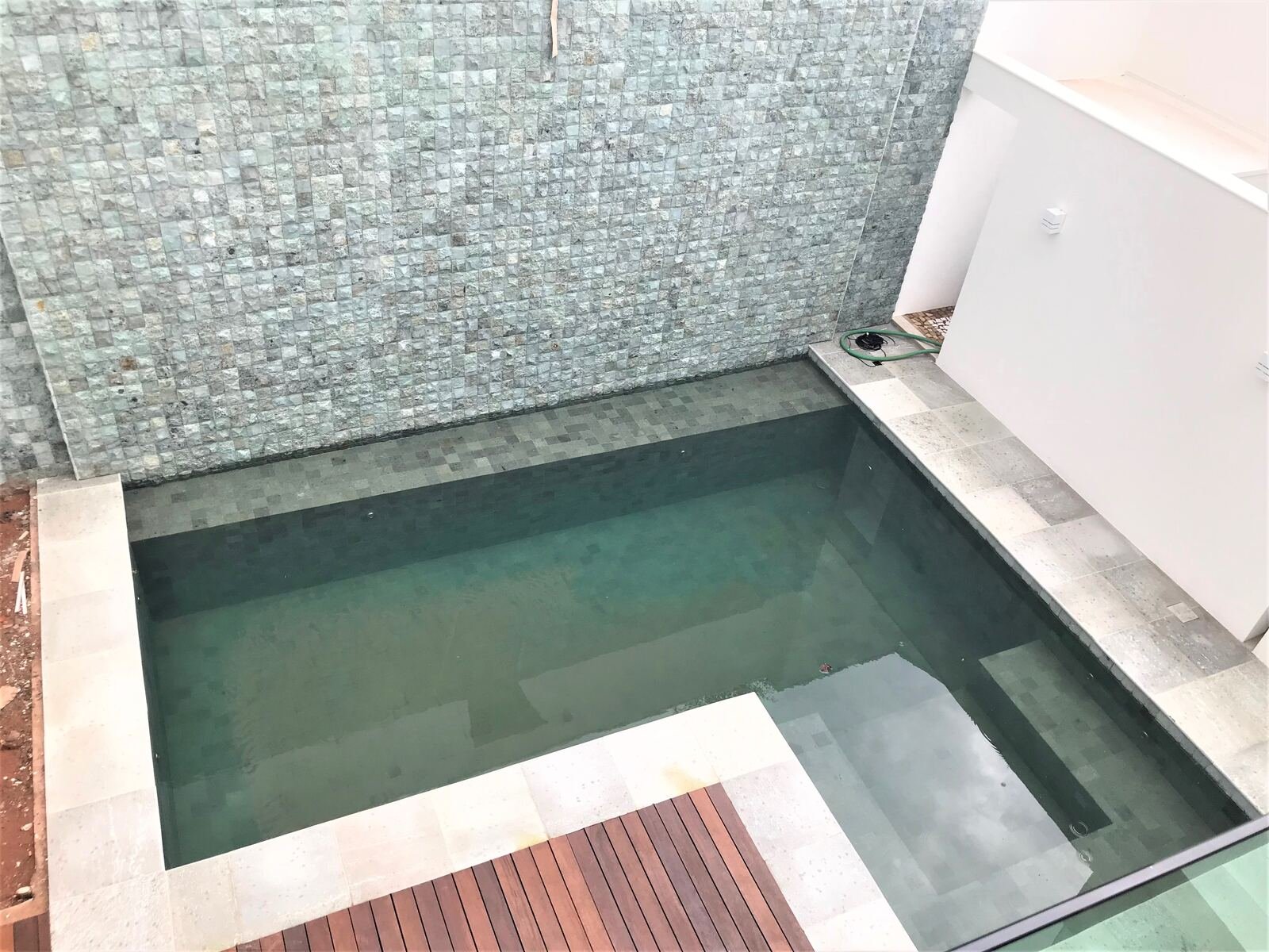 Casa MG — Adamantina: piscina construcao — projeto de arquitetura residencial